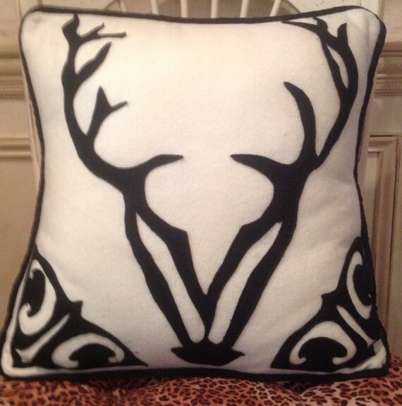 Decorative Pillow Deer Pillow Throw Pillow Accent Pillow In Etsy