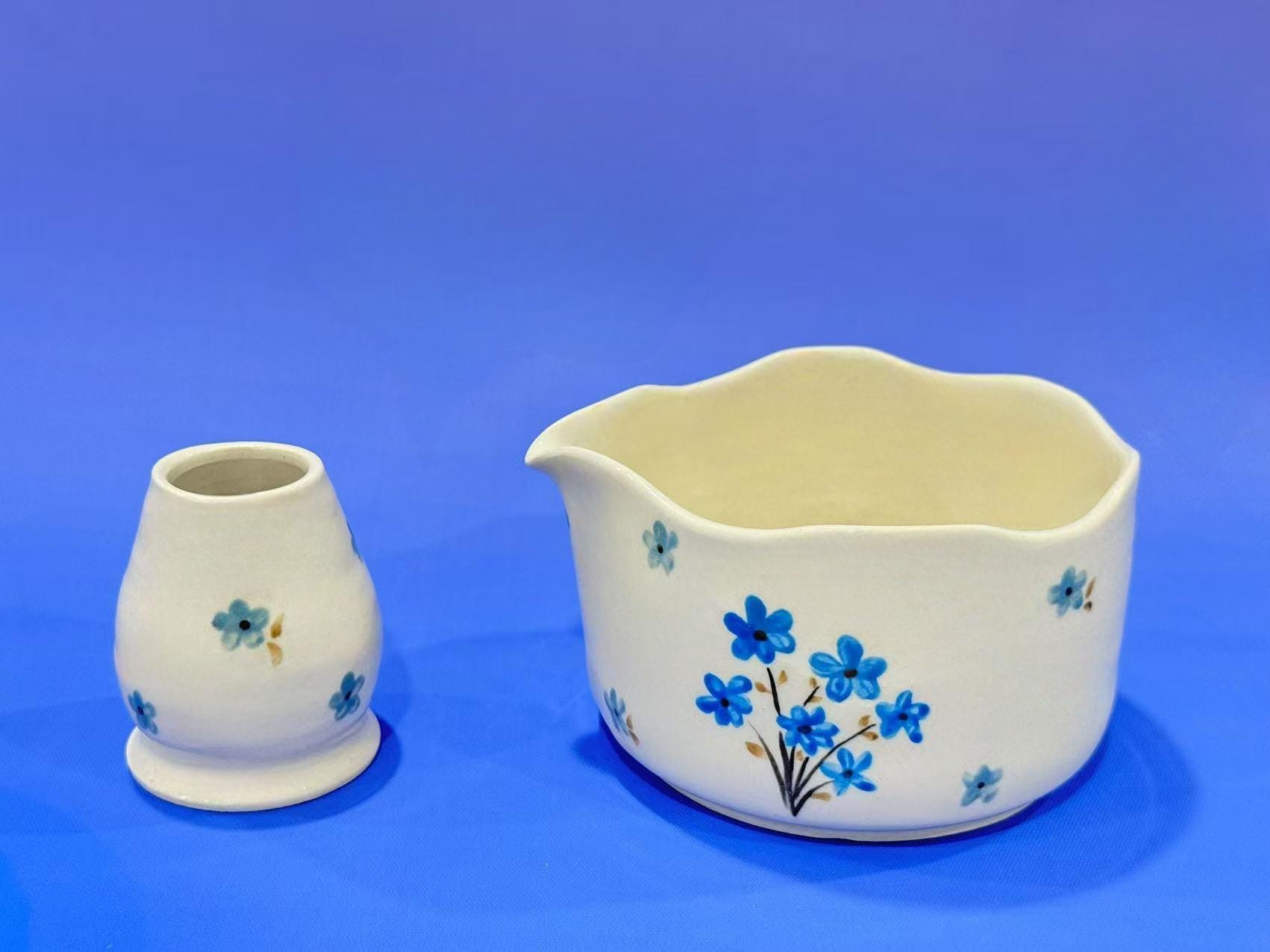 青い花柄茶道セット 青い花柄茶道セット - メルカリ