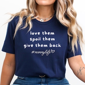 Camiseta engraçada de babá, camiseta fofa de babá, presente para babá, camiseta de babá para crianças pequenas, camisetas de babá, camiseta de Au Pair, camiseta da moda de babá, camiseta da era da babá