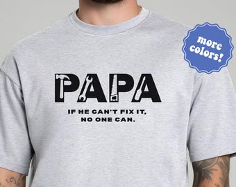 Papa Tools Shirt, Grandpa Gift, Father's Day Gift, Papa Tshirt, Custom Papa Shirt, Cool Papa Shirt, Papa's Tools Shirt, Unique Gifts For Him