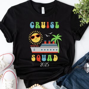 Camisetas de Cruise Squad 2025, camisetas de crucero a juego, camisetas de crucero para grupos, camisetas de crucero para parejas, camisetas de crucero para amigos, camisetas de crucero para familias