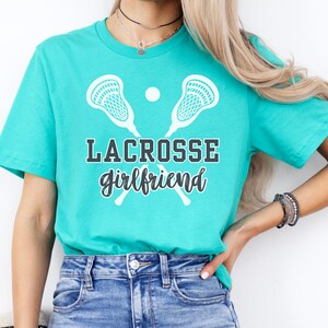 Lacrosse Girlfriend Shirt, Lacrosse Team Tshirt, Lacrosse Fan Tee, Lacrosse Game Shirt, Gameday Shirts, Cute Lacrosse Shirt, Lacrosse Gifts