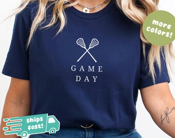 Lacrosse Game Day Shirt, Lacrosse Fan Tshirt, Lacrosse Girlfriend Shirt, Lacrosse Mom, Lacrosse Grandma, Lacrosse Dad, Lax Player Shirt