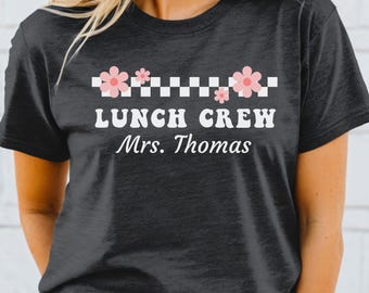 Camiseta personalizada para a equipe do refeitório, camisetas fofas para merendeiras, camiseta para a equipe da cantina, camiseta para a cantina, camisetas para funcionários da escola, presente personalizado para merendeira