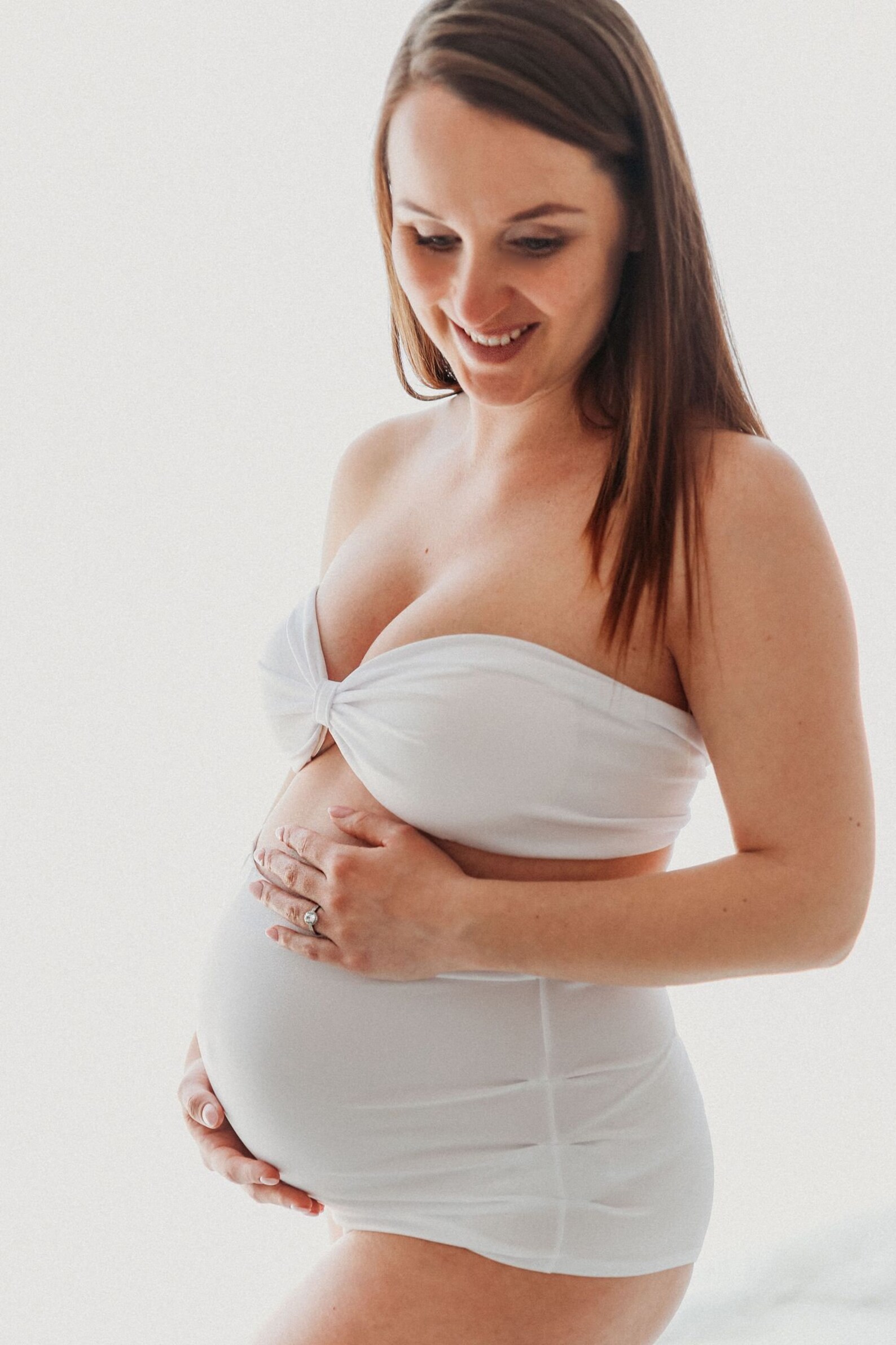 Black Maternity Bodysuit for Photoshoot 2 Piece Maternity Etsy