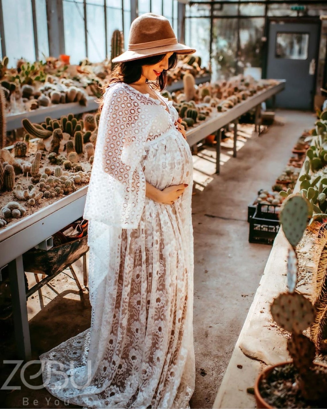 Dress RENTAL Maternity Lace Maternity Dress Fringe Maternity Etsy