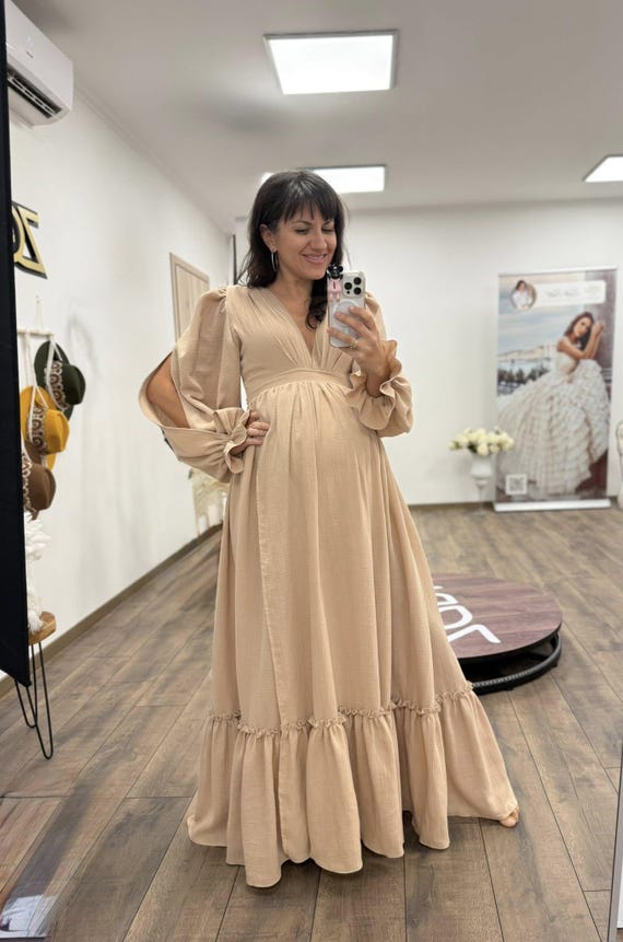 navy blue dress for baby girl Bridgit Maternity Bridal Tulle Dress with Glitter S-L / Off White