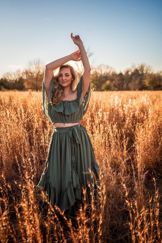 green emerald velvet dress Chrysalis Whimsical Wedding Gown by Claire Pettibone