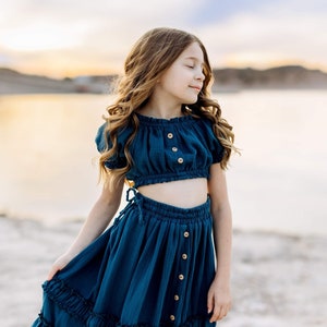 Lana | 写真撮影用ベビーガールドレス、5歳の誕生日ドレス、女の子用フォーマルドレス、ウェディングゲストドレス、フラワーガールドレス、洗礼式ドレス