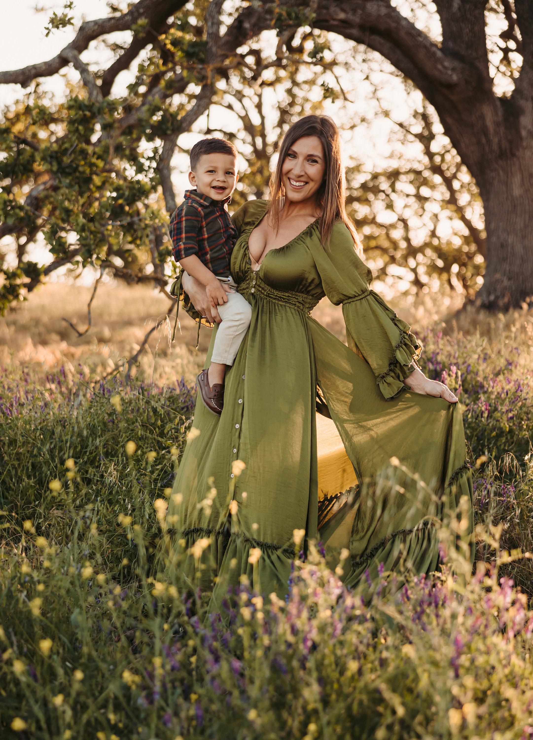 bump friendly boho dresses SHEIN White Summer Boho Maternity Holiday Floral Casual Ruffle Petal Sleeve Cinching Waist Dresses For Pregnant Women Bump Friendly Mom To Be Picnic Dress