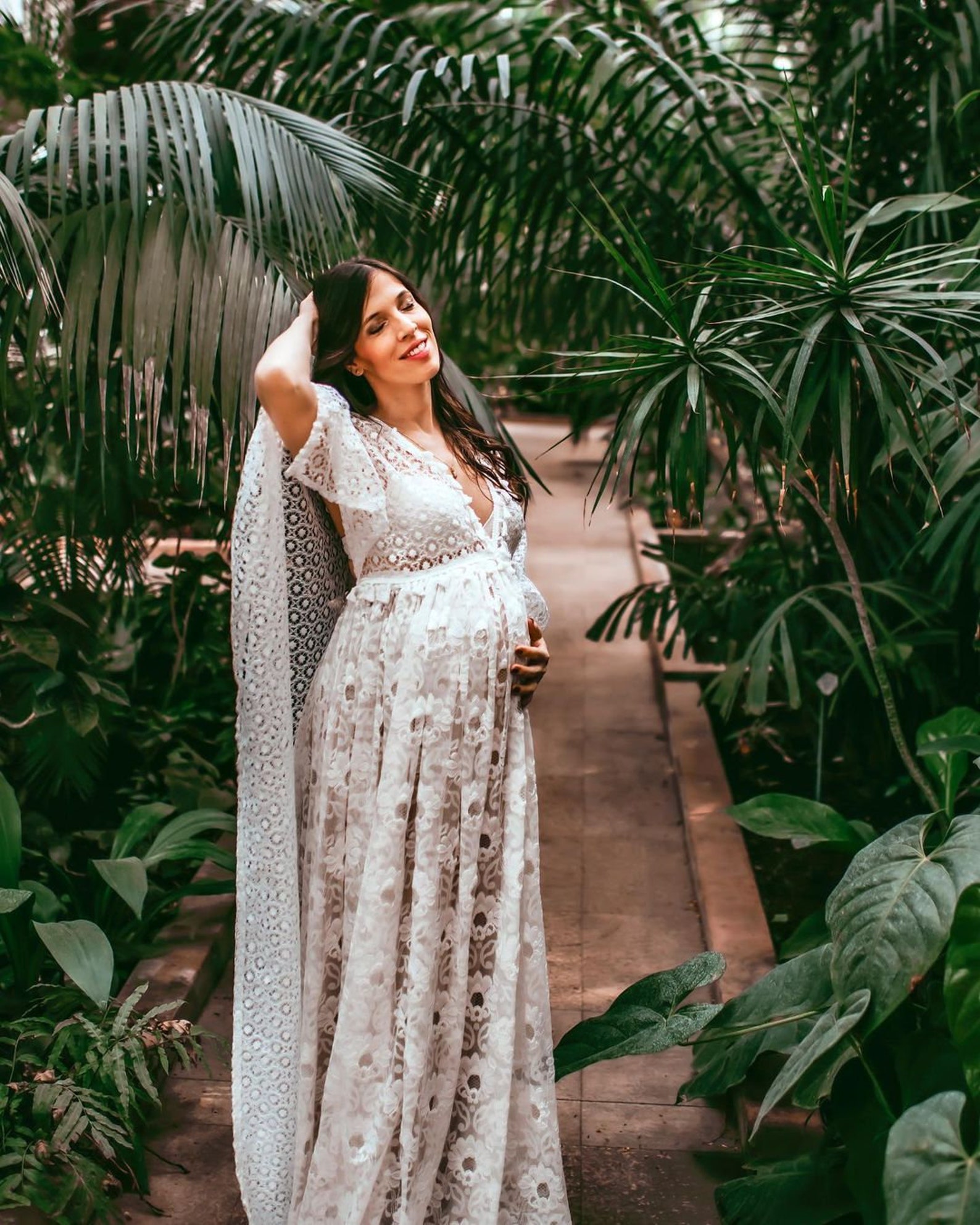 RTS Boho Maternity Dress for Photoshoot Elope Dress Boho Etsy