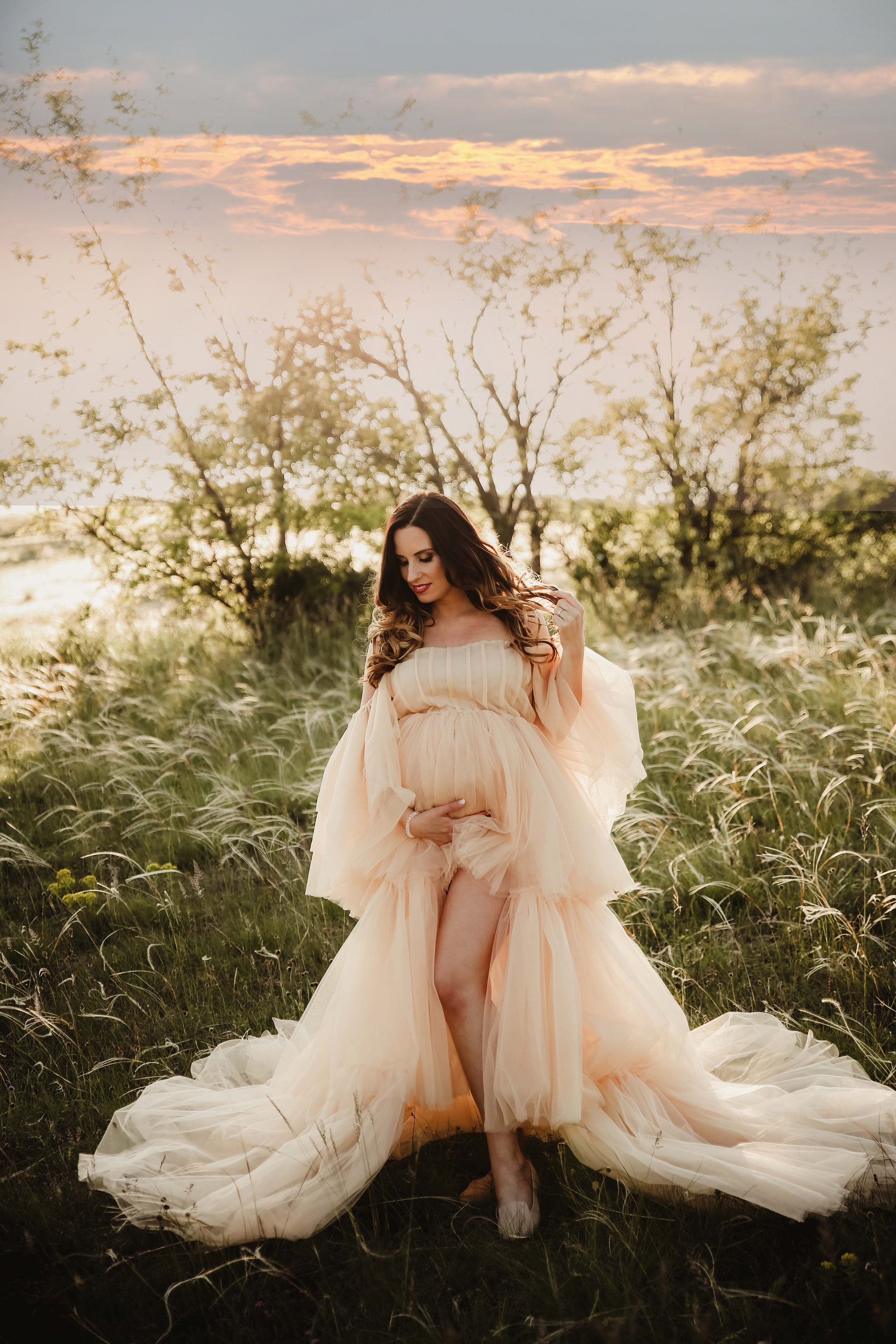 Maternity dress RENTAL Tulle maternity dress for rent Etsy