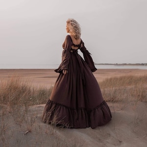 Boho Women Maternity dress for pregnancy photo shoot, plus size Boho Maternity gown baby shower, boho slit Photoshoot dress