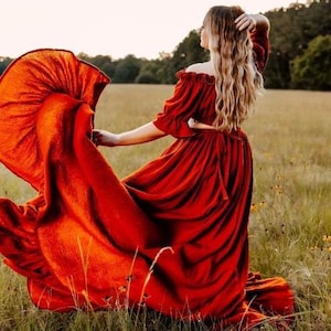 Gonna boho da aggiungere al guardaroba della cliente Gonna lunga boho fatta a mano Gonna estiva boho da festival Abito premaman per servizio fotografico Halen