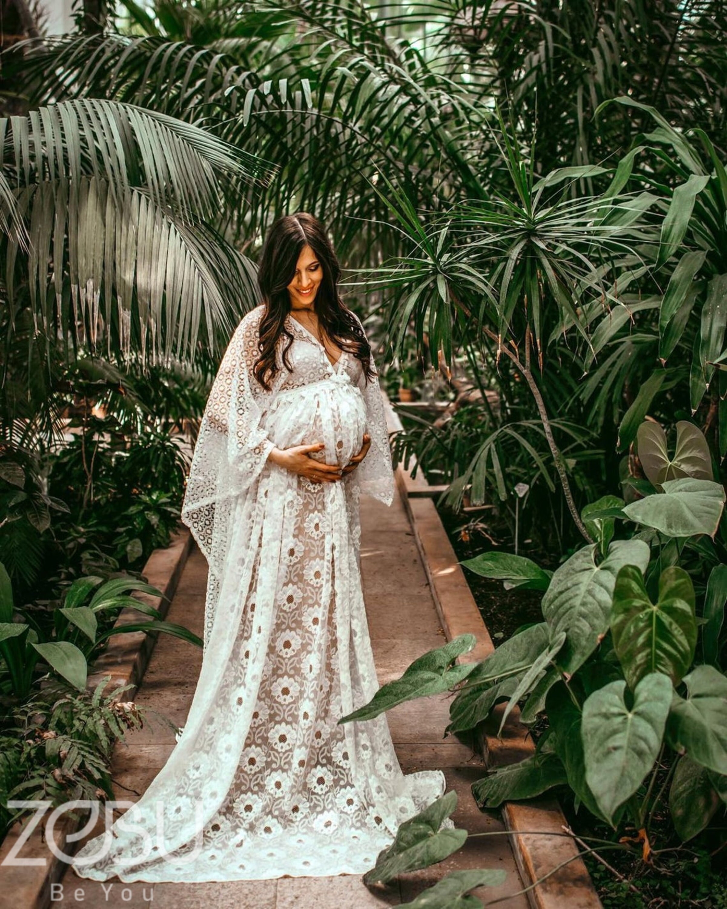 Dress RENTAL Maternity Lace Maternity Dress Fringe Maternity Etsy