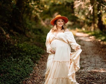 Plus Size Maternity Dress  Jersey Knit Sweetheart Gown - Etsy