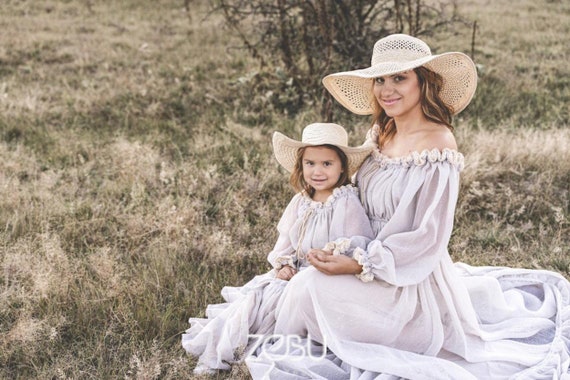 Boho Mommy and Me Matching Dresses Mum ...