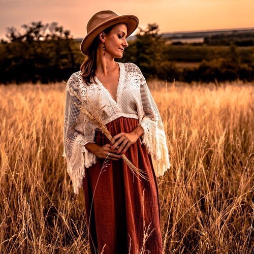 RTS Boho Maternity Dress for Pregnancy Photoshoot Elope Dress - Etsy  Australia
