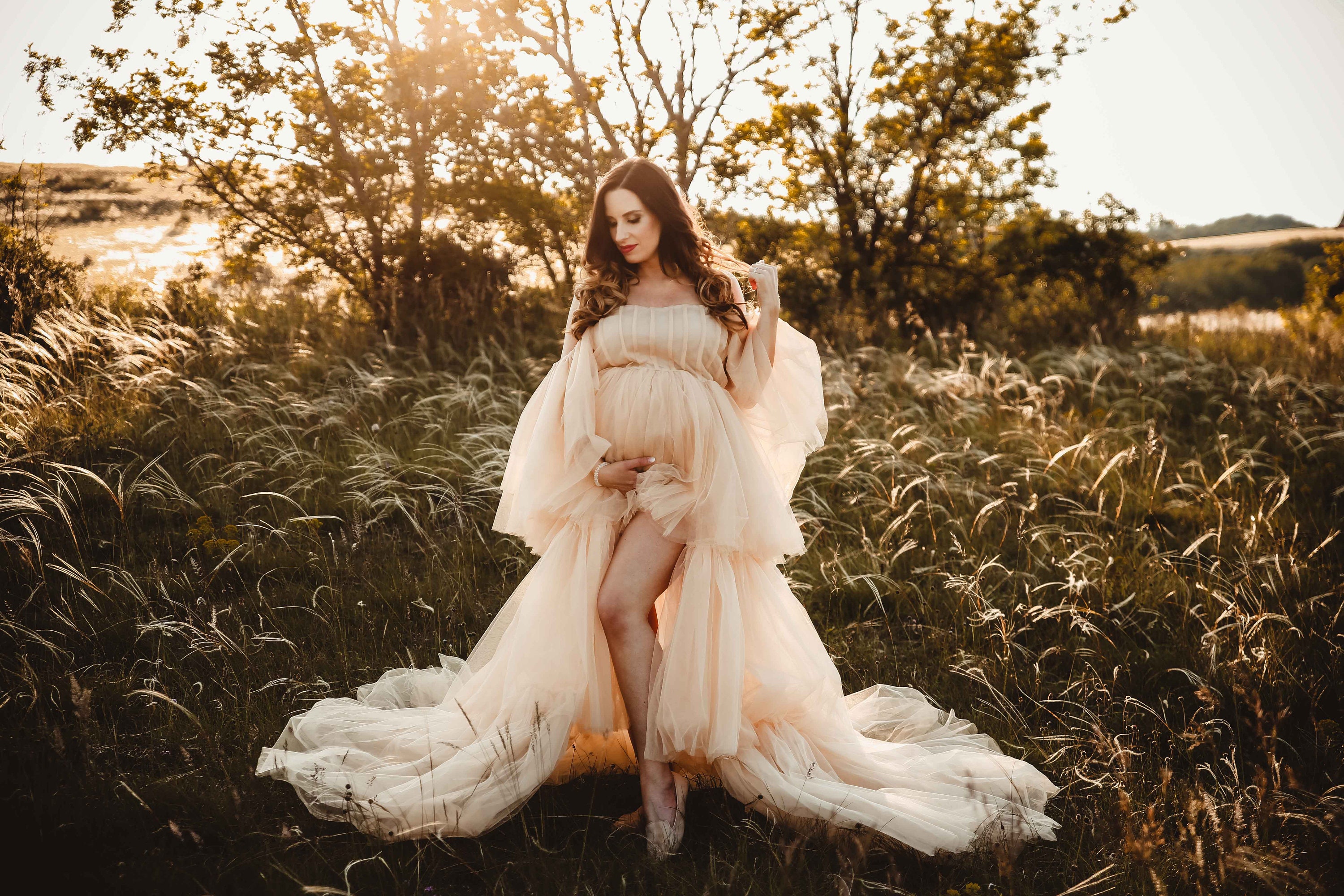 Maternity dress RENTAL Tulle maternity dress for rent Etsy