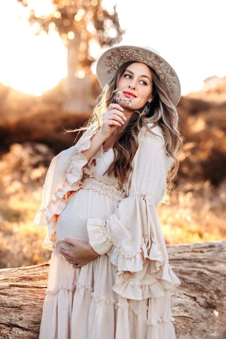 Boho Maternity Dress - Etsy
