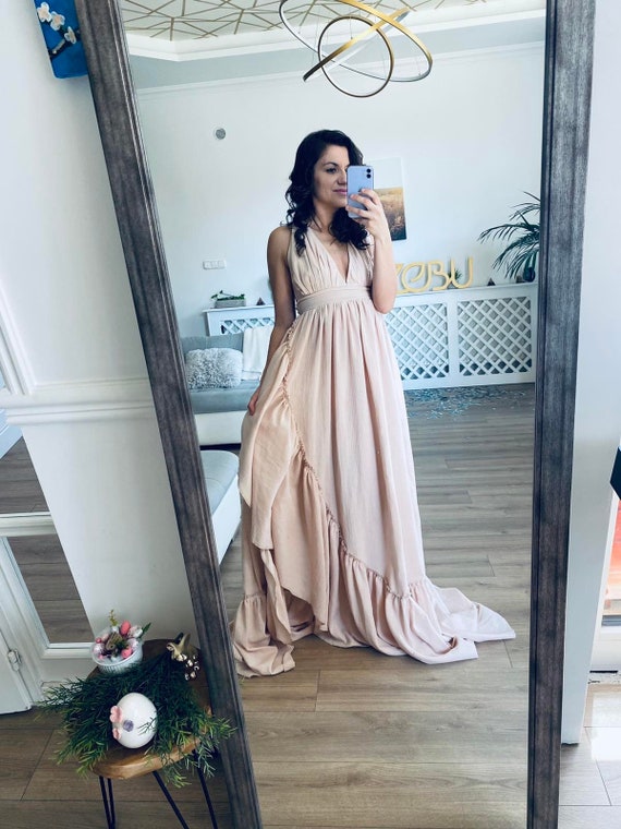 Bohemian Maternity Dress for Pregnancy 
