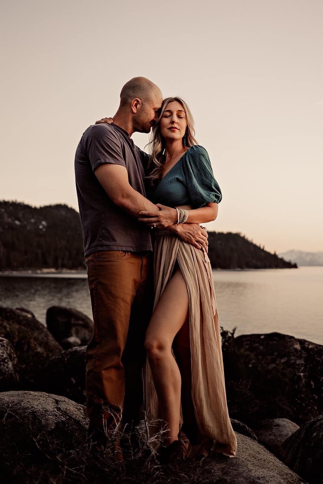 Boho Maternity Dress Set