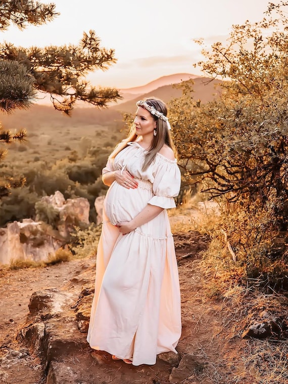 boho maternity dress amazon Long White For Session You have the rental