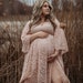 Lace Maternity Wedding Dress PLUS SIZE, Pregnancy Dress XXL, Maternity Photography Elopement Maternity Dress Baby Shower Dress Maternity 