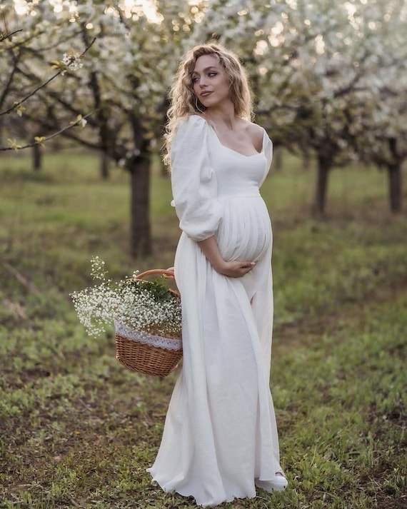 white maternity bridesmaid dress Pretty Perfect White Maternity Ruched Mesh Bardot Maxi Dress – Club L  London