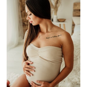 Mutterschaft Bodysuit für Fotoshootings, Umstandsmode, Schwangerschaft Bodysuit, Babybauch Fotoshooting, Boudoir Foto, nackt Mutterschaft Strampler ~Rachel~