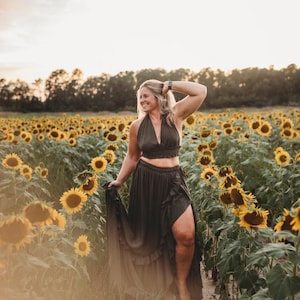 Photoshoot Dress, Wedding dress, Boho Dress, Ruffle Bohemian Dress, Maxi Wedding Dress, Maxi Dress, Summer Dress, Gender reveal -Lilith gown