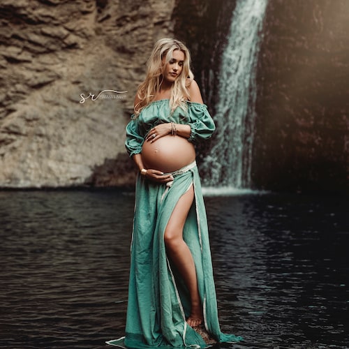 maternity dress for summer photoshoot