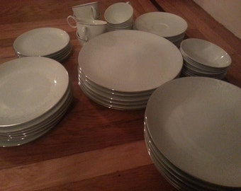 ROSENTHAL/CONTINENTL Ermine (o Rhythm) Juego de cubiertos de 7 piezas