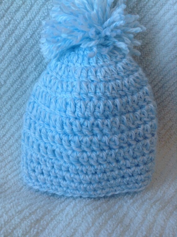 Items similar to Baby Winter Blue Hat on Etsy