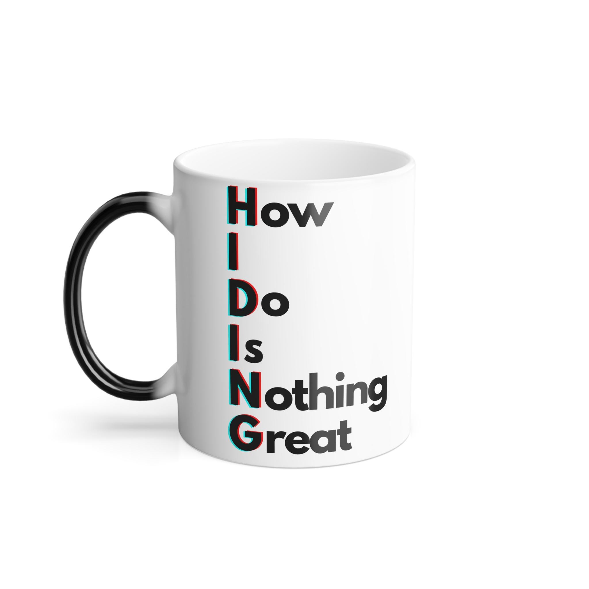 Adventures in Odyssey Color Changing Mug, 11oz; HIDING How I Do is Nothing  Great Fan Made AIO Merch - Etsy