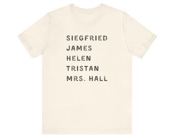 Camiseta unisex "Todas las criaturas grandes y pequeñas", para fans de Siegfried, James, Helen, Tristan y Mrs. Hall, regalo para amantes de los animales, camiseta de manga corta, informal.
