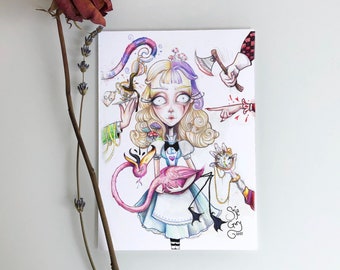 Alice art print