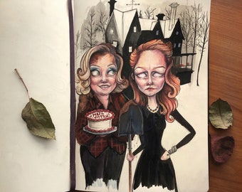 American Gothic Sabrina print