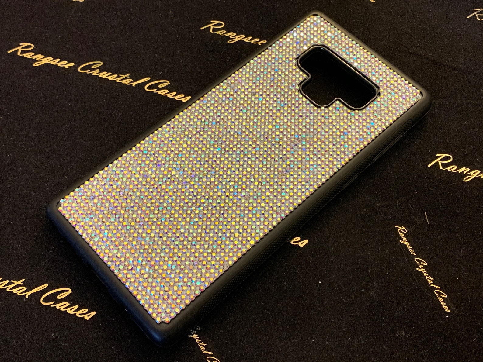 Galaxy Note 9 Note 10 Note 10 With Gold Topaz AB Rhinestone | Etsy