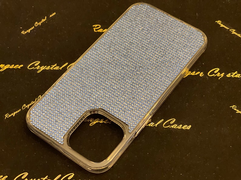 iPhone 12 Mini Clear Diamond Rhinestone crystals Clear TPUPC Rubber Case iPhone 12 Case iPhone 12 Pro case iPhone 12 Pro Max case