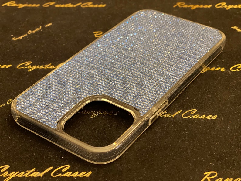 iPhone 12 Mini Clear Diamond Rhinestone crystals Clear TPUPC Rubber Case iPhone 12 Case iPhone 12 Pro case iPhone 12 Pro Max case
