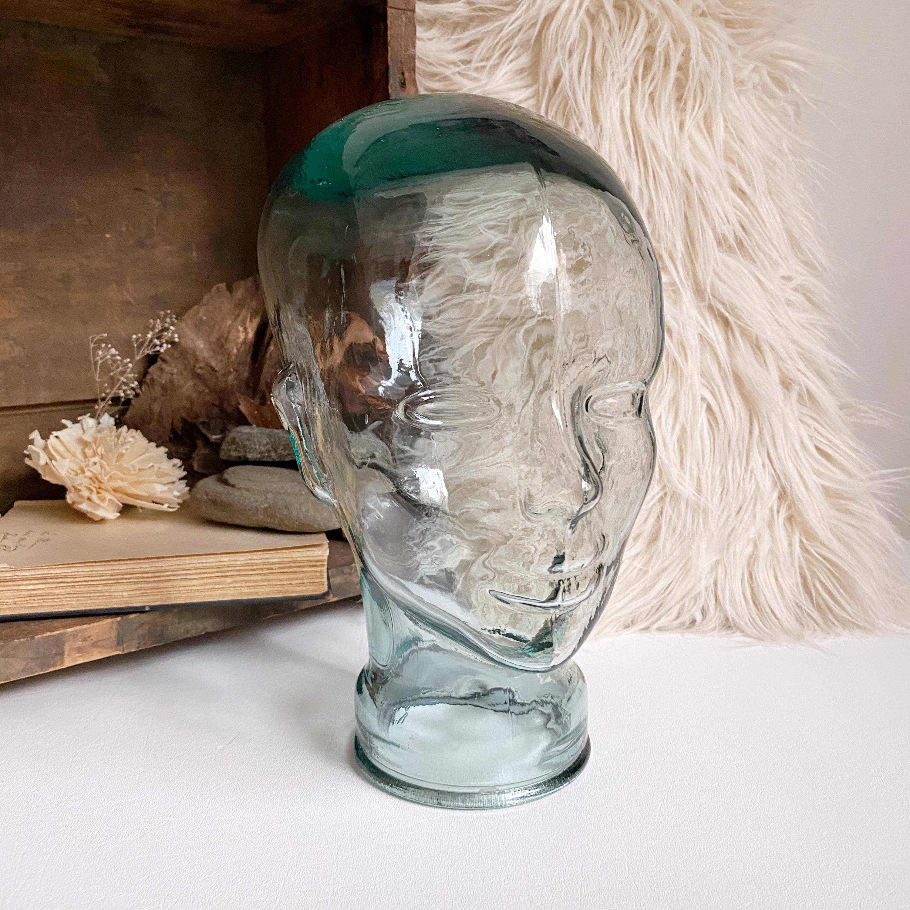 Vintage Glass Mannequin Head - Etsy display picture 2