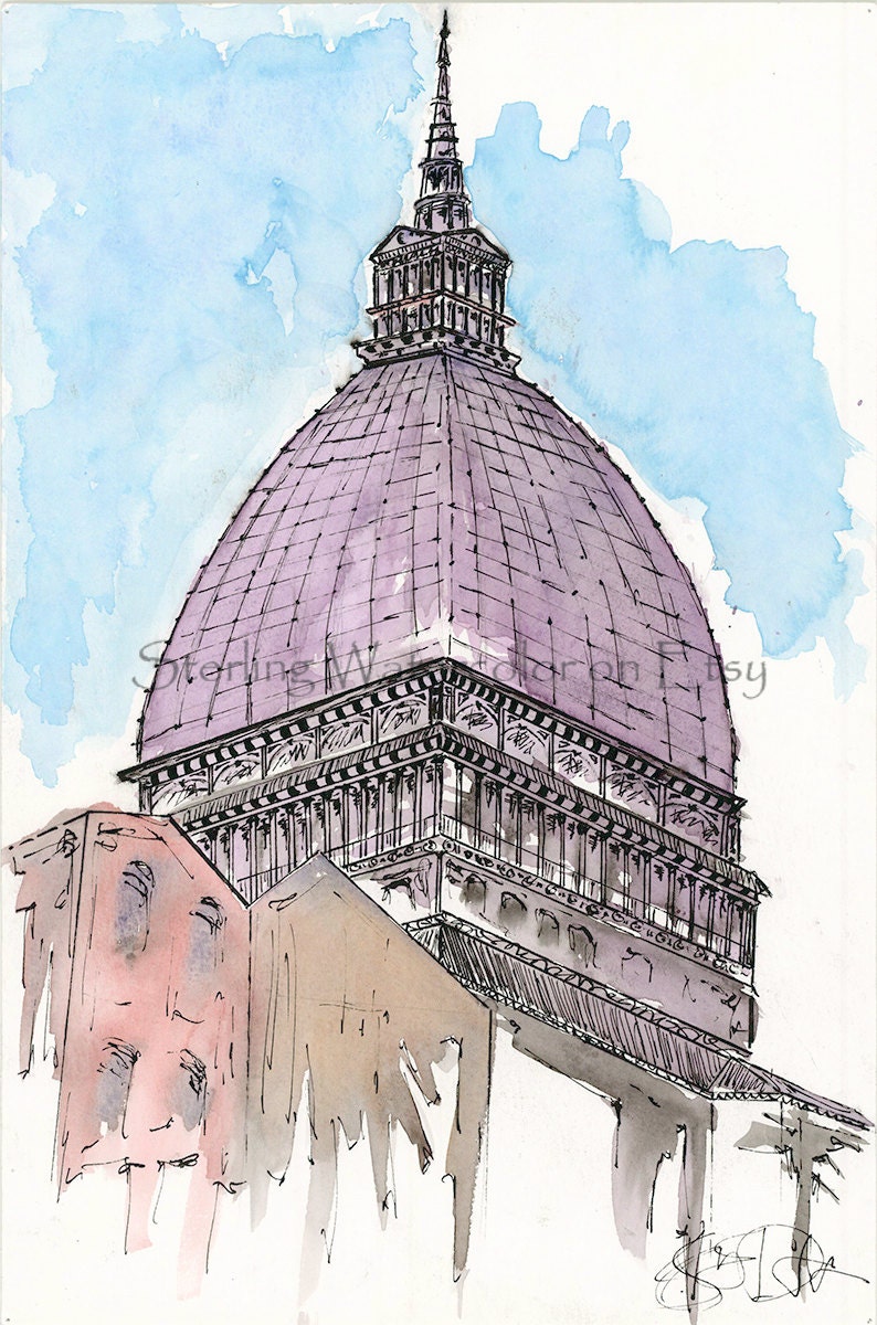 Mole Antonelliana Turin Italy | Etsy
