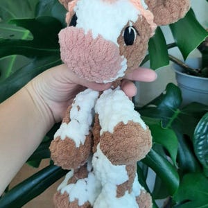 Charlie the Calf, Cow Lovey, Cow Snuggler, Cow Stuffed Animal, Toy Cow, Cow, Baby Shower Gift, Baby Gift