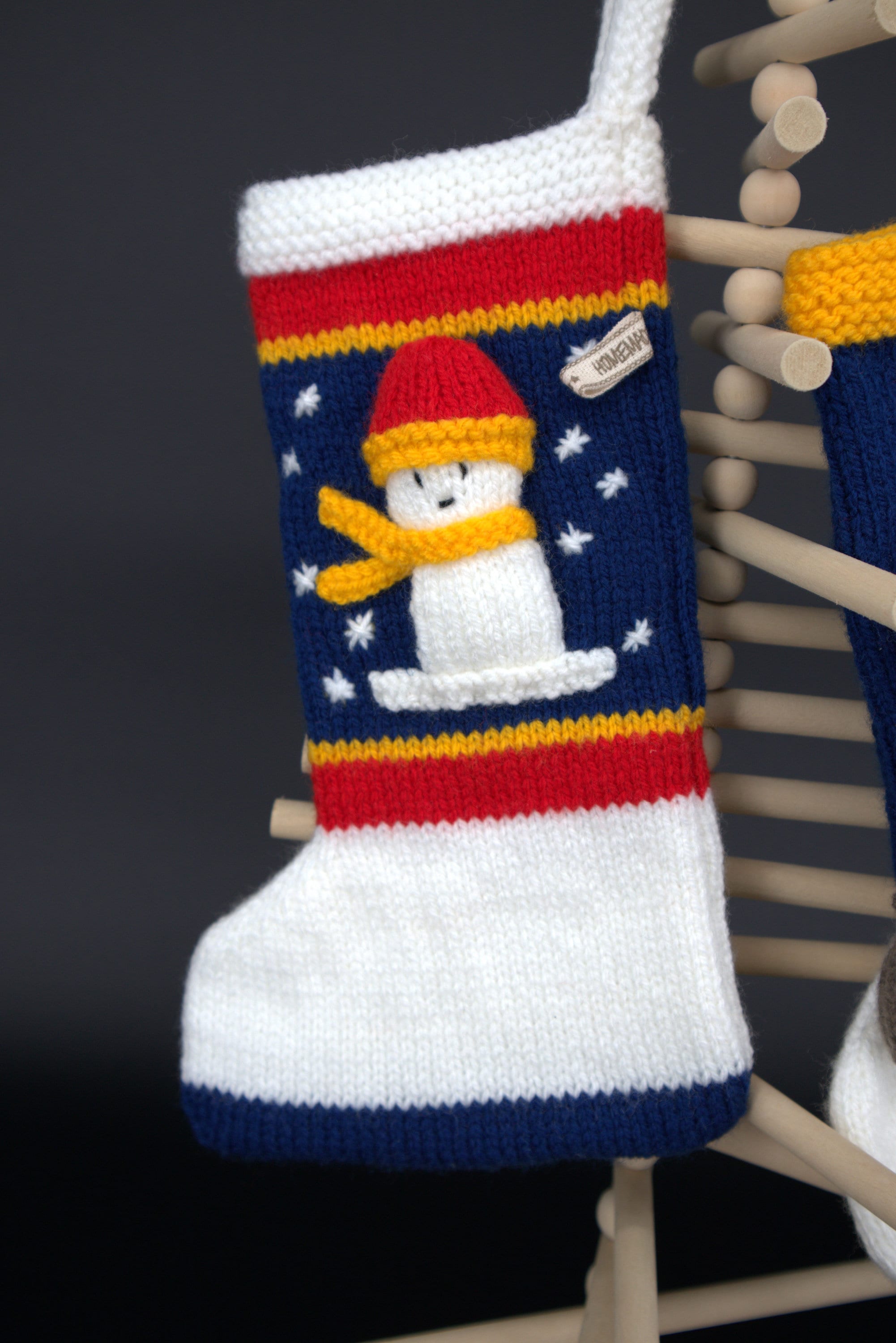 Jean Greenhowe - Chaussette bonhomme de neige - Chaussette de Noël