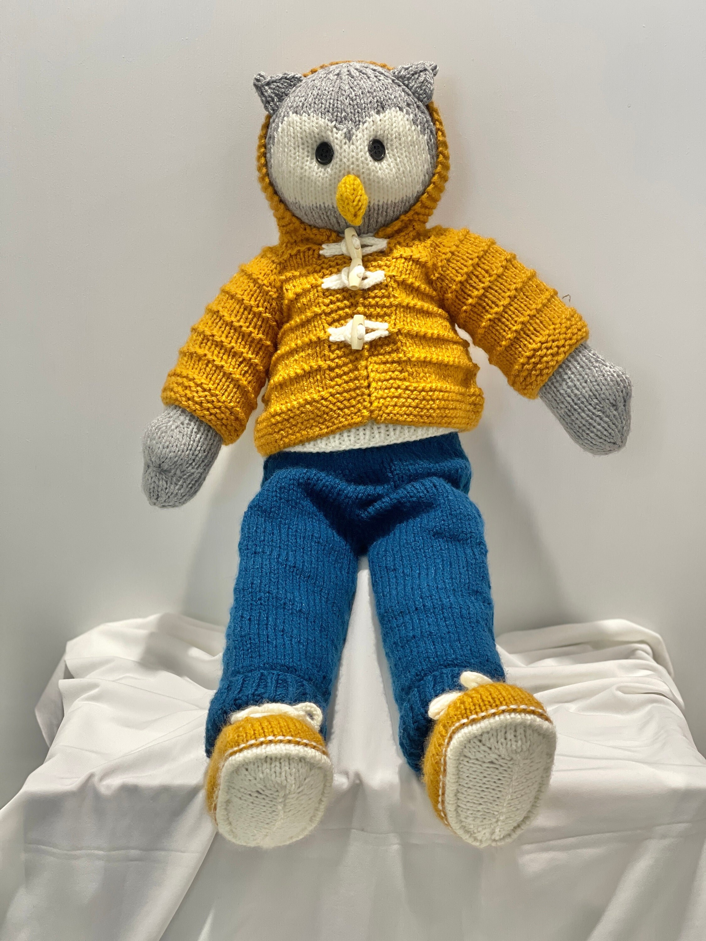 Louise Crowther Louis the Owl Knitted Animal Friends