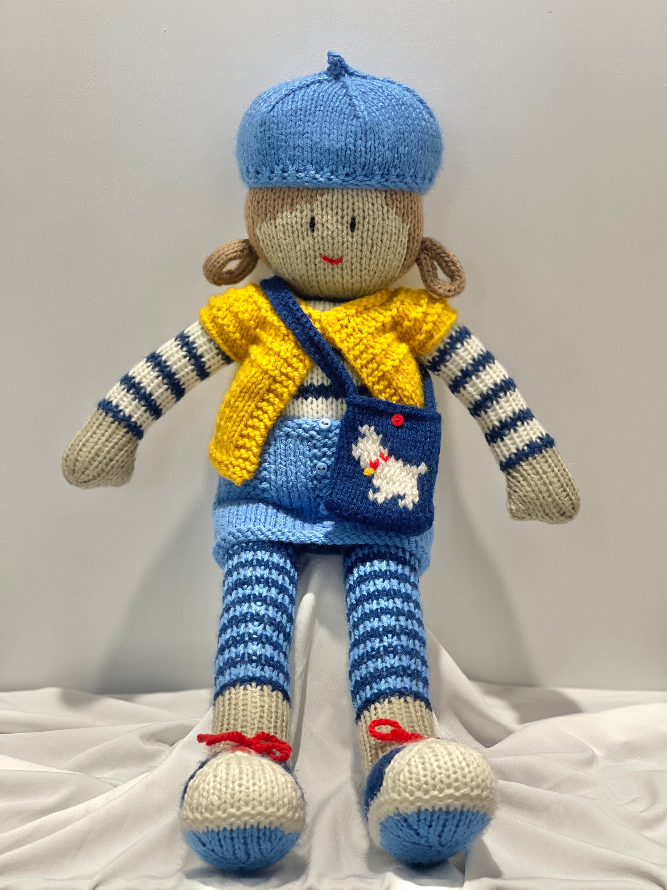 My knitted doll sale