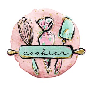 Koekje Grafisch Bakken Koekjesgebak PNG SVG KitchenAid-mixer Aquarelmixer