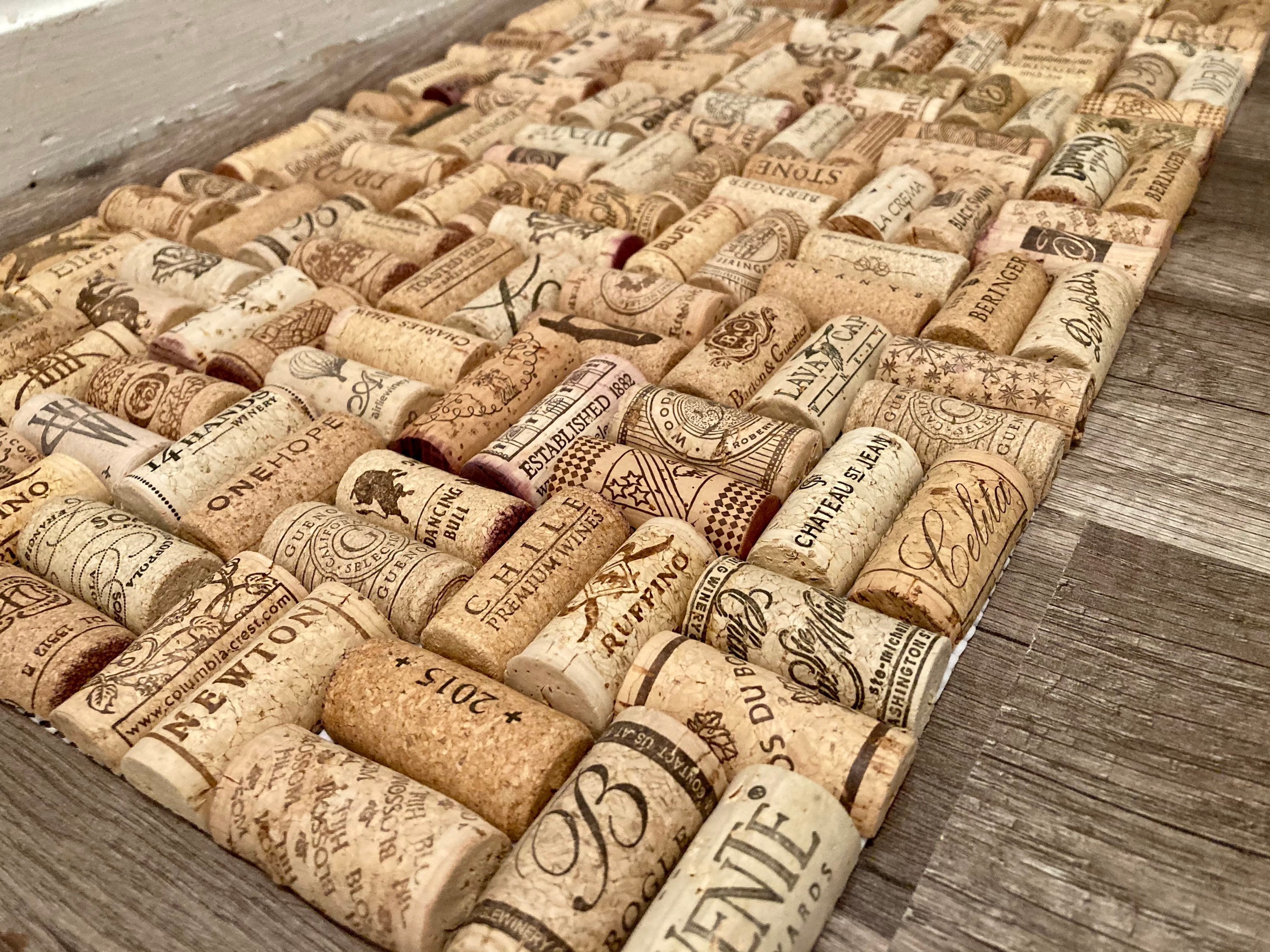 Upcycled Wine Cork Floor Mat Etsy