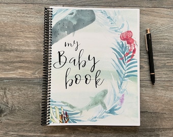 Baby Book | personalized baby book, Ocean book